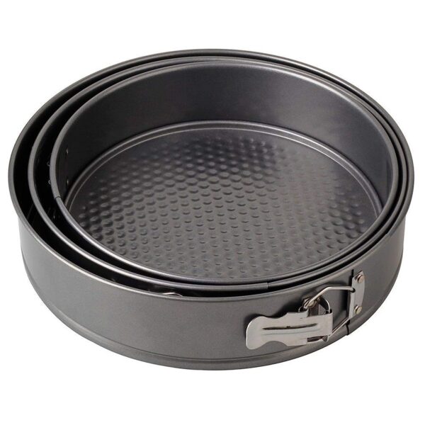 3 Pcs Round Cake Mould Non-Stick Cake Tins