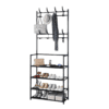 4-layer clothes and shoe rack