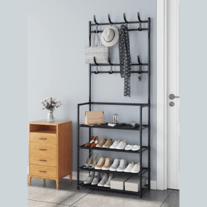 4-layer clothes and shoe rack