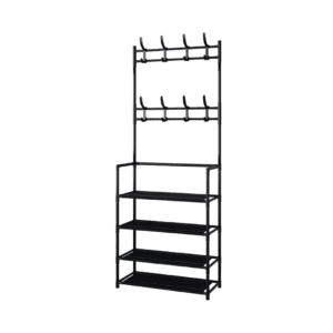 4-layer clothes and shoe rack