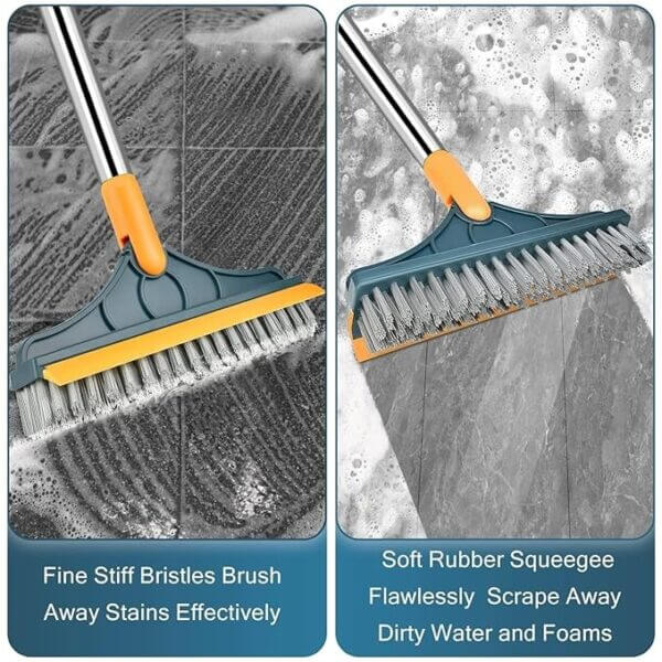 2 in 1 Floor Scrub Brush
