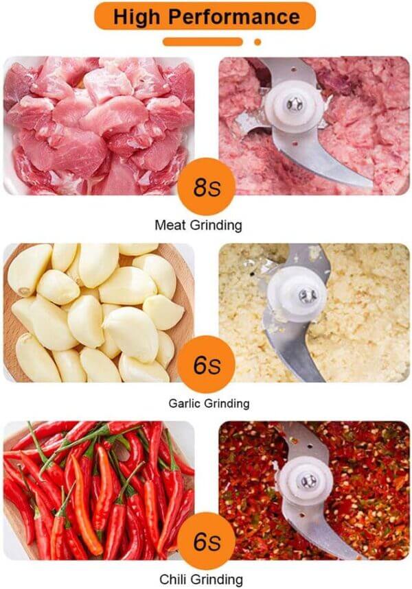 3L Stainless Steel Food Chopper