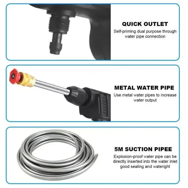 Cordless Pressure Washer Spray Gun
