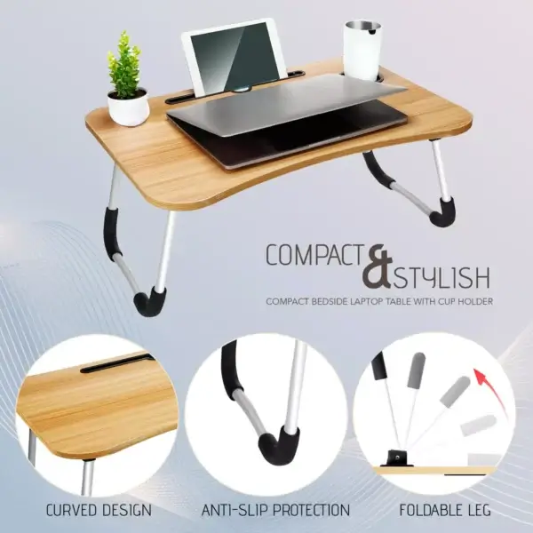 Foldable Laptop Table for Bed