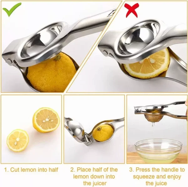 Lemon Squeezer Stainless Steel