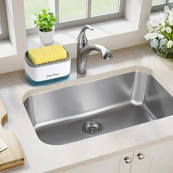 Soap Pump with Sponge Caddy