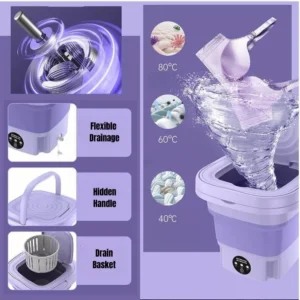 Portable Foldable Washing Machine - 12 Liters