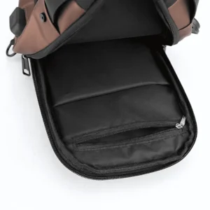 Waterproof Chest Bag with USB Charging Port