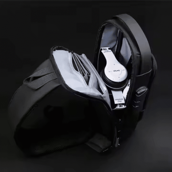 Waterproof Chest Bag with USB Charging Port